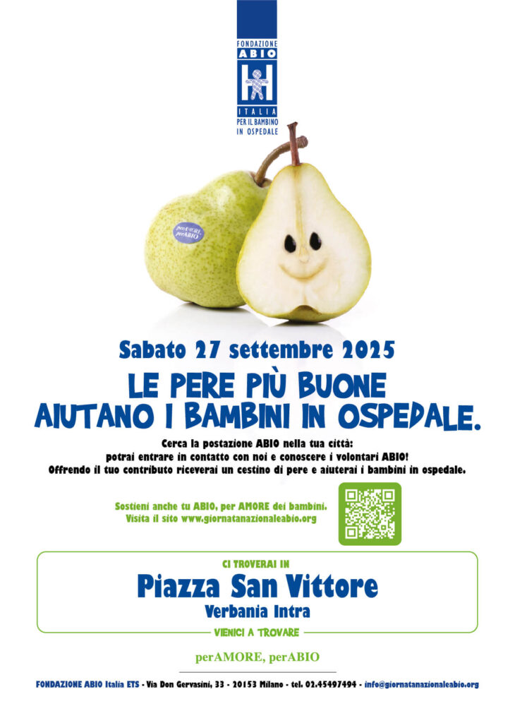 locandina giornata nazionale ABIO a Verbania