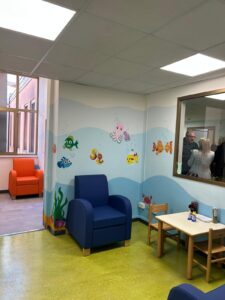Inaugurazione della nuova sala d’attesa del reparto di Pediatria dell’Ospedale Castelli di Verbania donata da ABIO Verbania