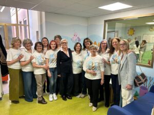 Inaugurazione della nuova sala d’attesa del reparto di Pediatria dell’Ospedale Castelli di Verbania donata da ABIO Verbania